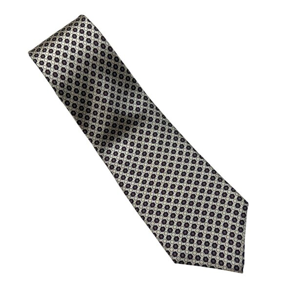 Christian Dior Mens Silk Tie 3.5" Wide 54"  Made In USA - Picture 1 of 7